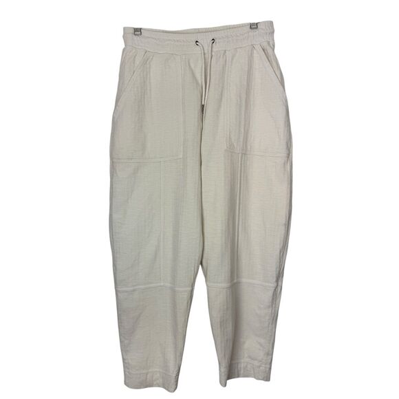 Apiece Apart Surf Jogger Womens Size M Pants Crop Organic Cotton Barrel Leg - Picture 2 of 12